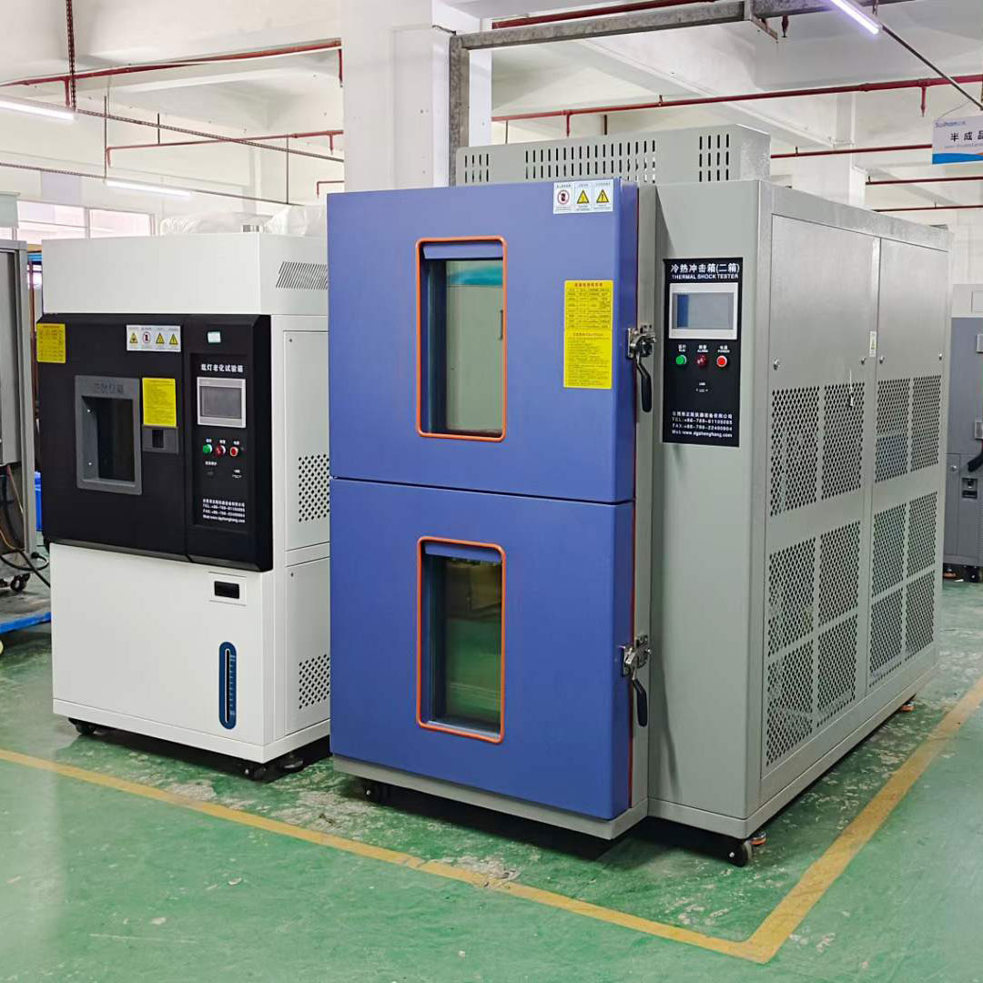 150L吊籃式冷熱衝擊箱發貨青島老客戶公司